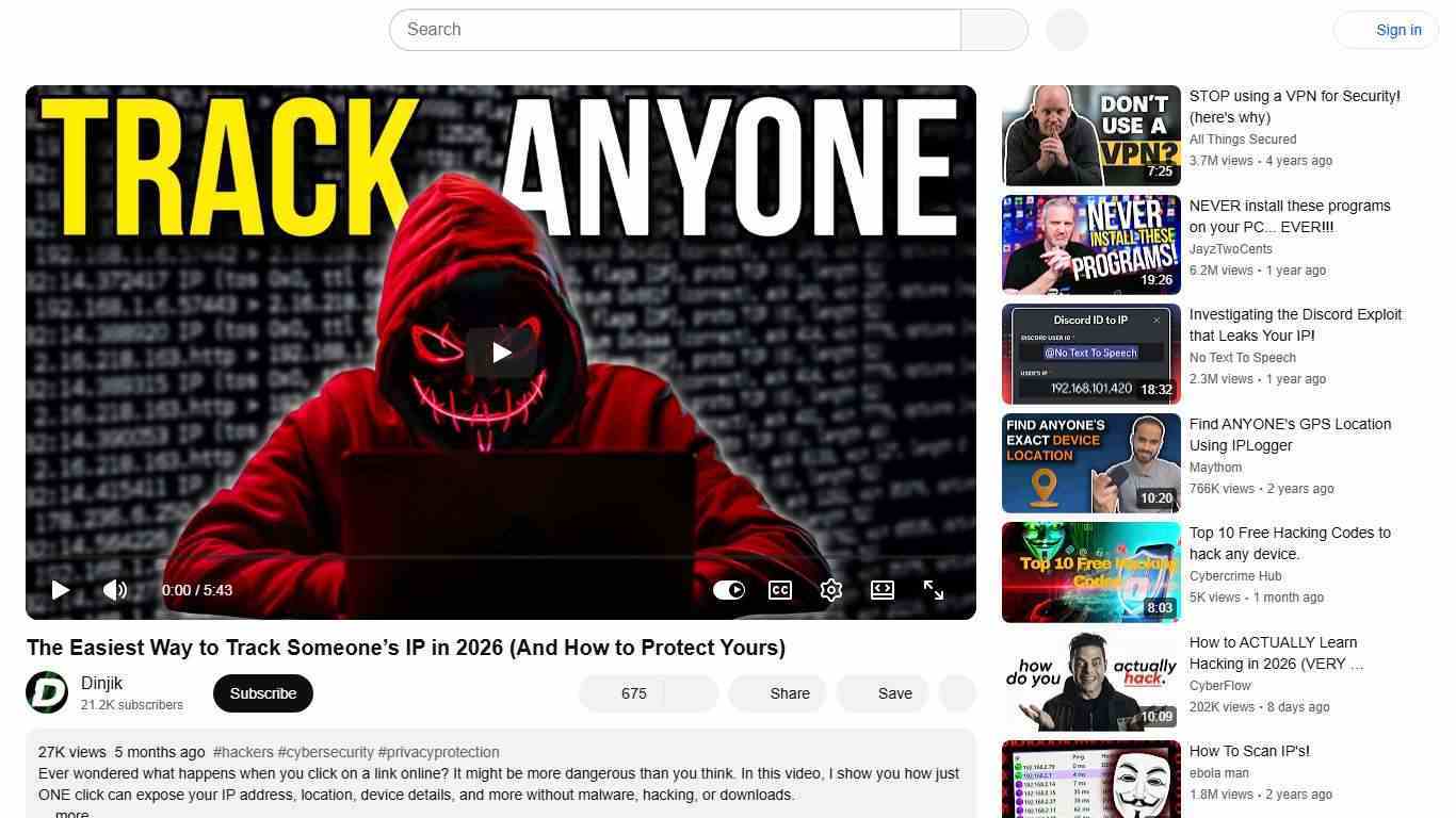 The Easiest Way to Track Someone’s IP in 2026 (And How to Protect Yours) - YouTube